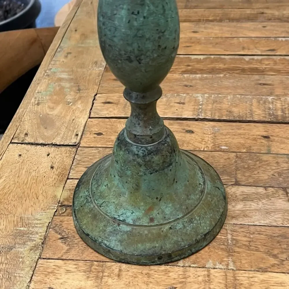 VIntage Turquoise Candlestick Holder 16